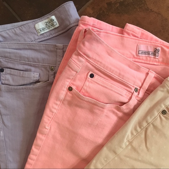 3 Pak Gap1969 Always Skinny & Leggings Jeans EUC - Picture 1 of 7